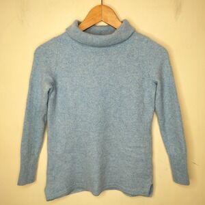 Talbots Cashmere Sweater Roll Neck Pullover